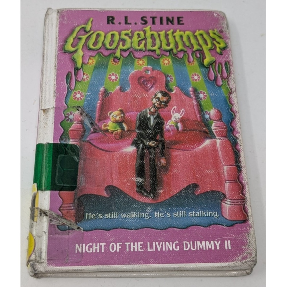 Goosebumps Night of the Living Dummy II 2 Hardcover Library Bound to Stay Books
